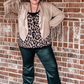 The Better Than Good Faux Leather Flare Jeans - Plus Size