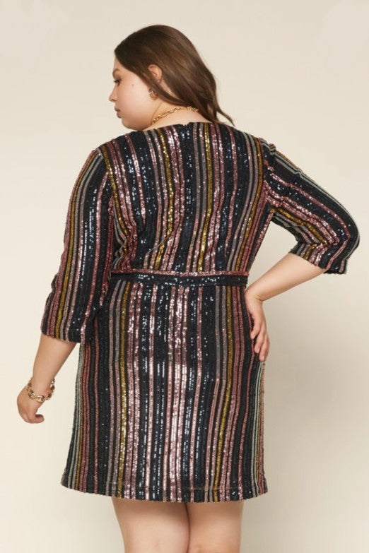 The Holly Sequined Dress - Plus Size