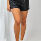 The Gilt Faux Leather Shorts
